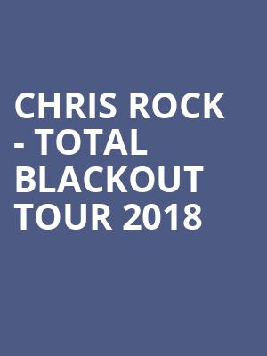 Chris Rock - Total Blackout Tour 2018 at O2 Arena